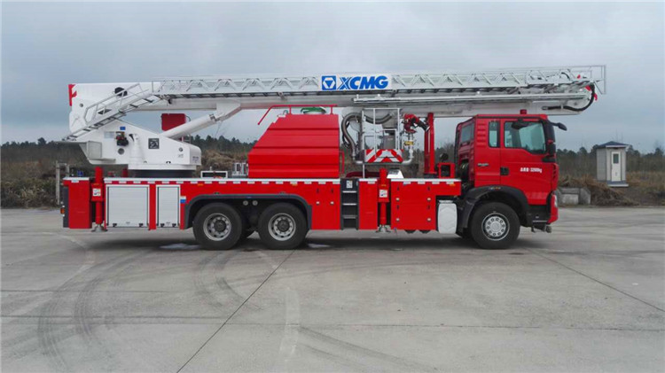 XCMG Official Fire Truck 34m aerial platform fire truck DG34M2 new telescopic platform firefighter truck price for sale